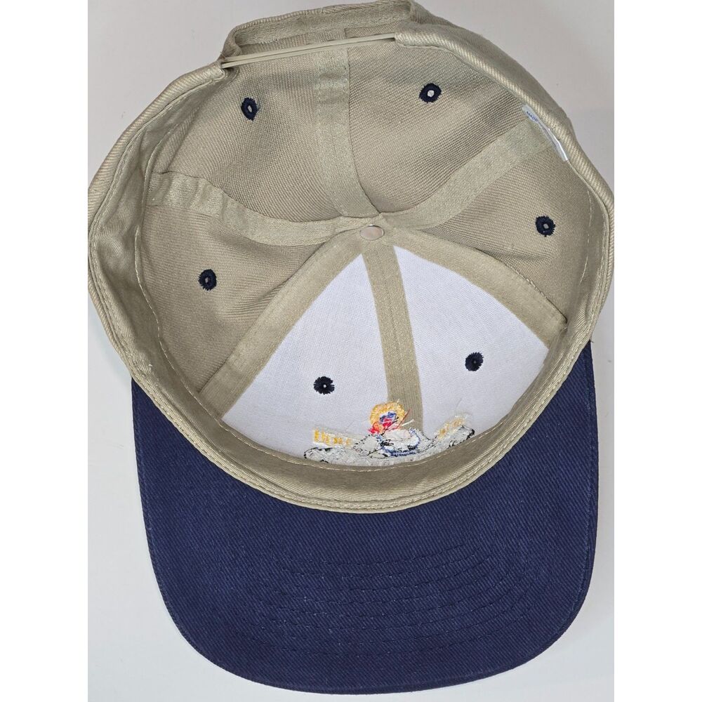 Vintage St. Pauli Girl Beer Snapback Hat | KC Headwear Tan Cap - Picture 5 of 9